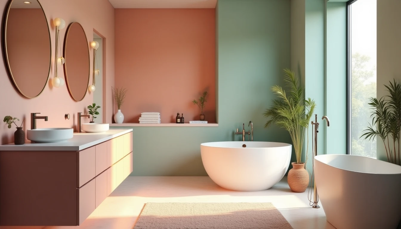 Peindre salle de bain quelle couleur : 5 inspirations tendance 2026