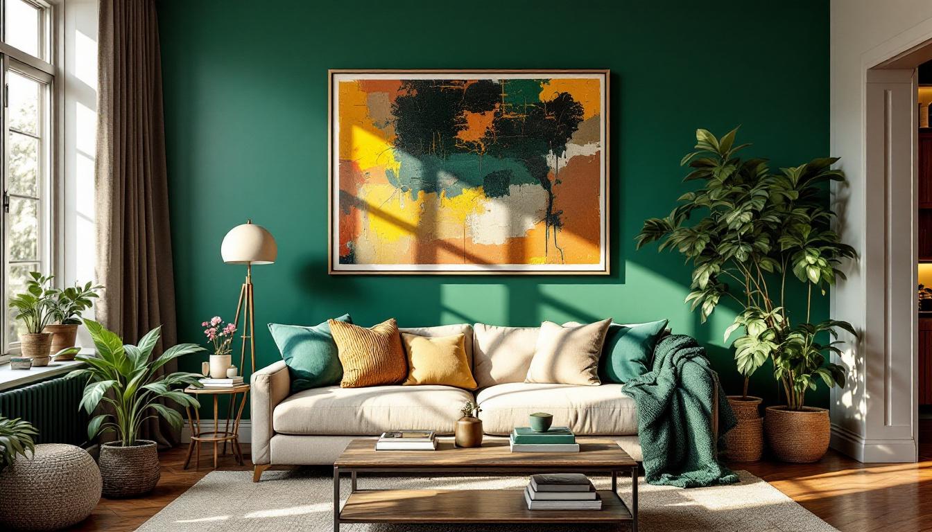 Quel mur peindre en couleur : 7 règles à suivre