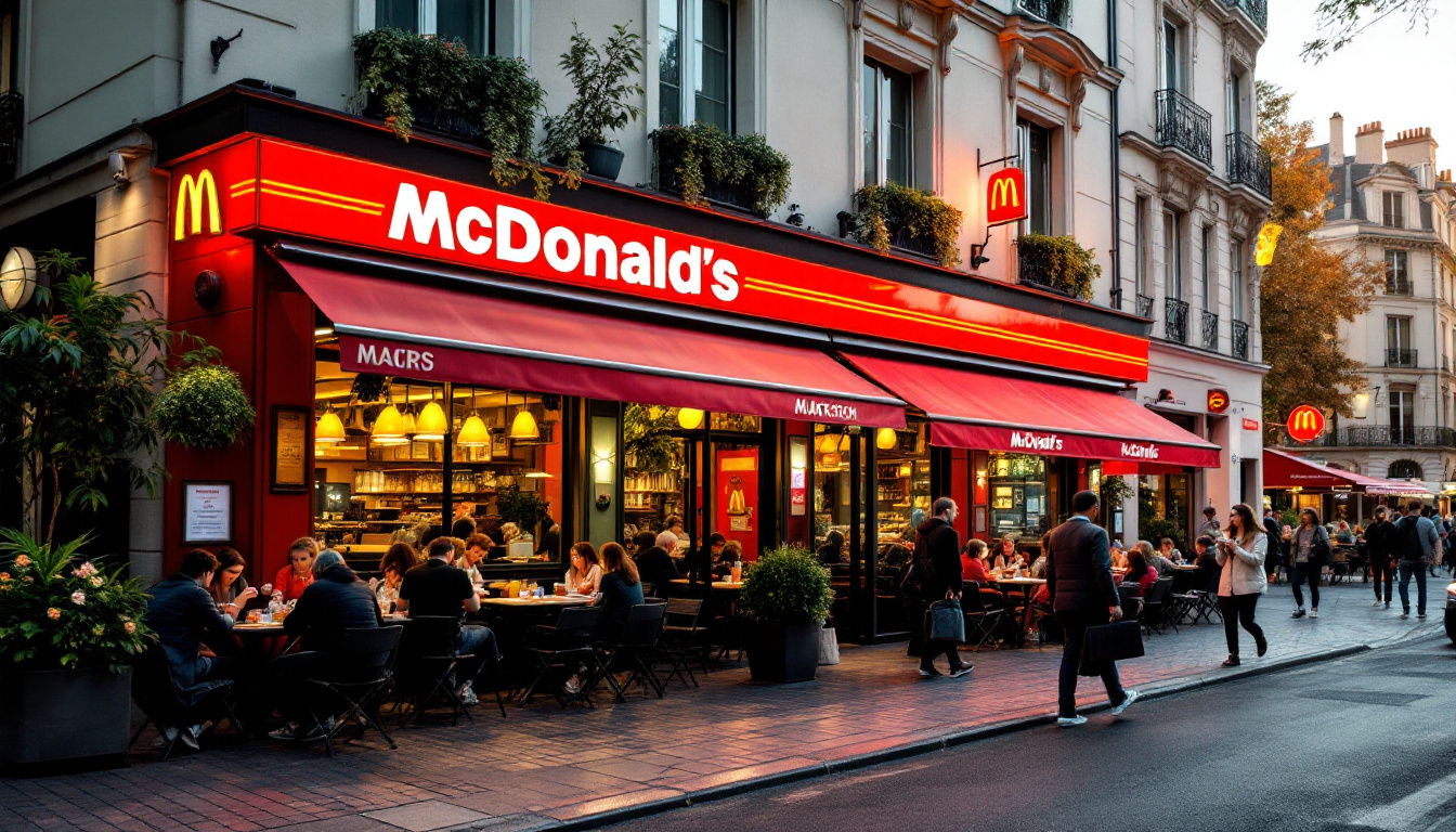 Implantations McDonald's : combien de restaurants en France